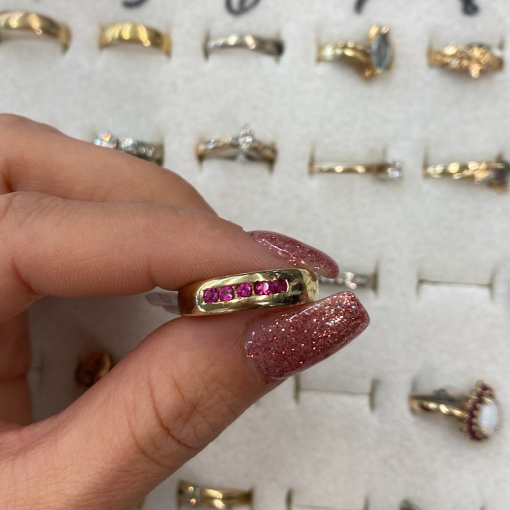 434901 14k Yellow Gold Ruby Ring - image 2